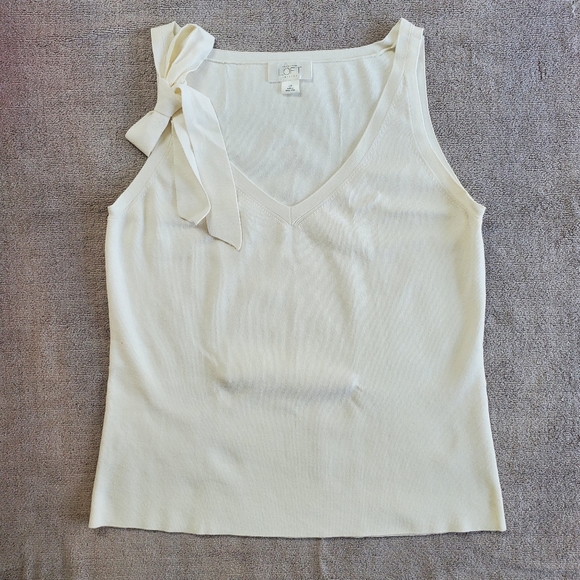 Dressy Tank with Bow Detail - Picture 5 of 11
